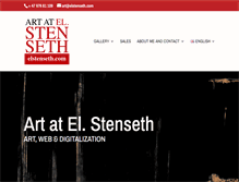 Tablet Screenshot of elisabethstenseth.com